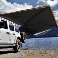 4x4 Offroad 270 Degree Free Standing Car Side Awning Tent w/ LED Light
