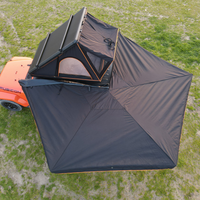 4x4 Offroad 270 Degree Free Standing Car Side Awning Tent w/ LED Light