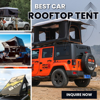 Wholesale Aluminum Alloy Hard Shell Roof Tent - 4x4 Waterproof 2-3 Person Four-Season Rooftop Tent