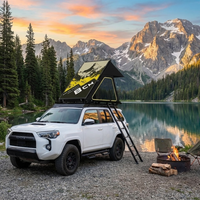 Yohokamper Ultra-Slim Aluminum Hard Shell 2-Person 4-Season Rooftop Tent